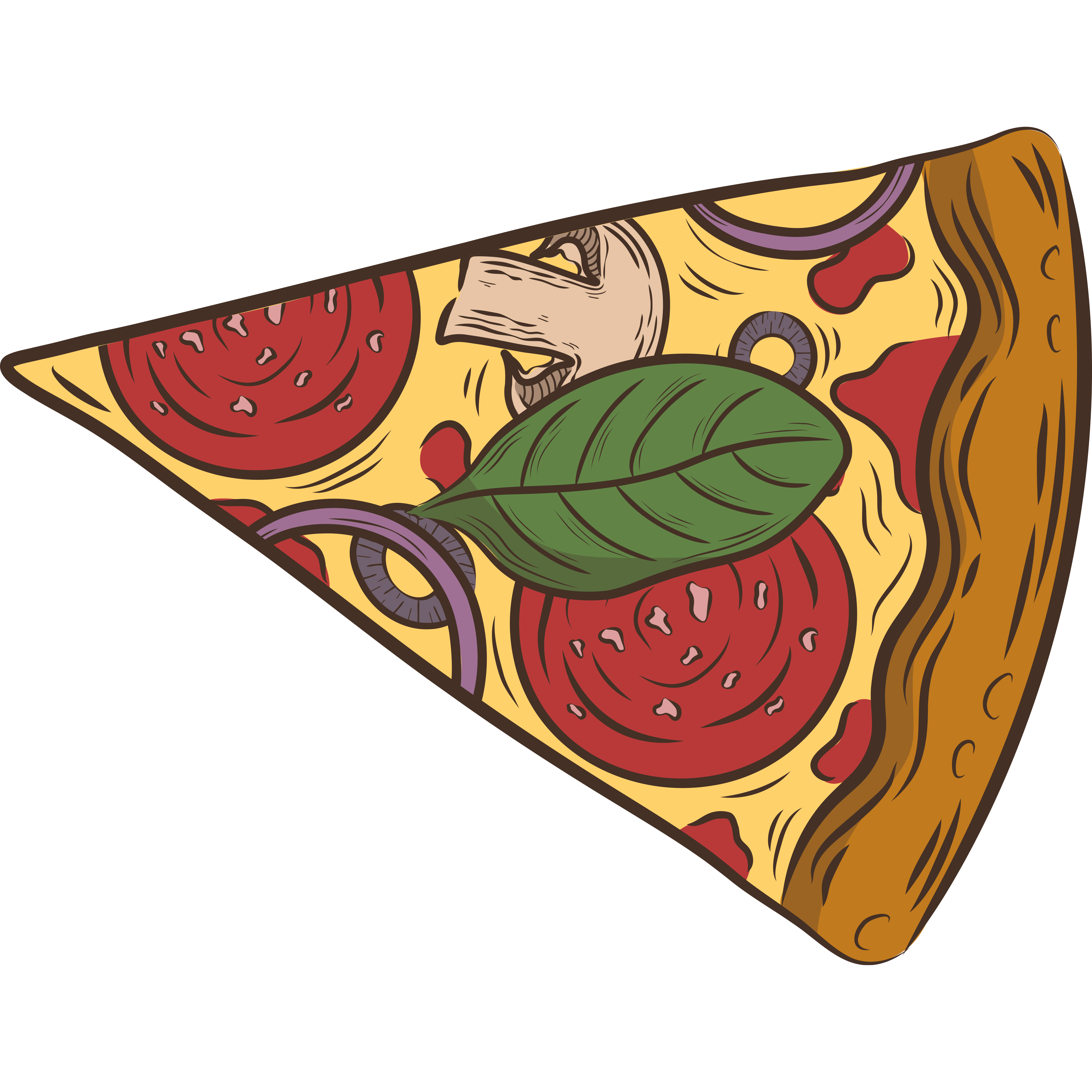Hand-tossed pizza